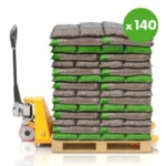 140 Sacs Granulés de Bois Enerver – Palette de 140 Sacs de 15 kg
